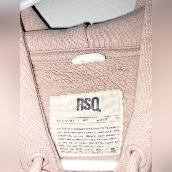 Rsq neutral lightweight cream/tan color hoodie - Picture 3 of 3